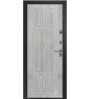 Стальная дверь Триера-200 термо букле черный (дуб темный)/дуб полярный