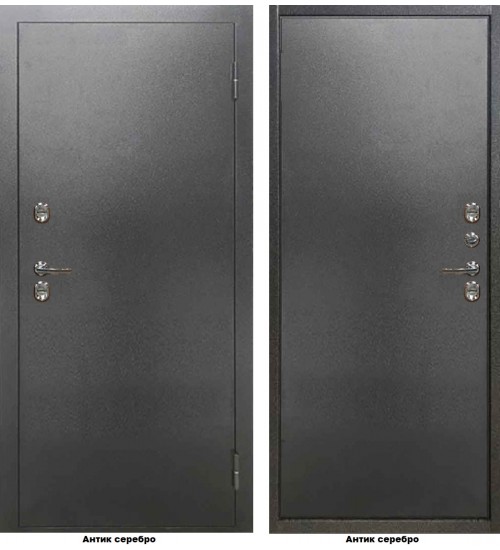 Стальная дверь АТК 3К Термо антик серебро