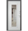Уличная дверь Aurum термо серый муар/белый софт