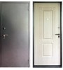 Дверь Форт Б-07Ф антик серебро/беленый дуб