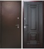 Стальная дверь Сибиряк термо антик медь/меланж темный
