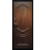 Стальная дверь Стандарт+Венеция черный шелк/венге патина